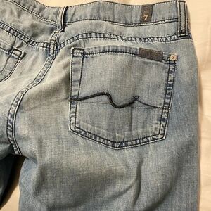 7‎ For All Mankind Blue 25 Waist Jeans Pants light